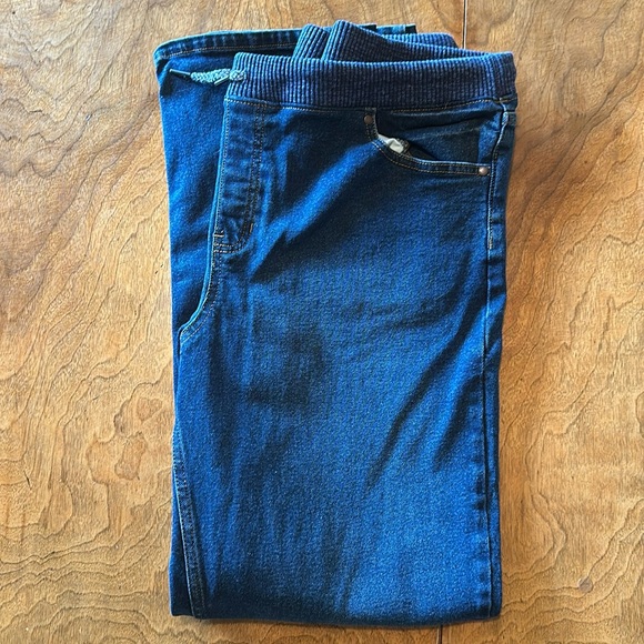 Boys Husky Stretch Pull On Denim Jeans - Picture 1 of 3